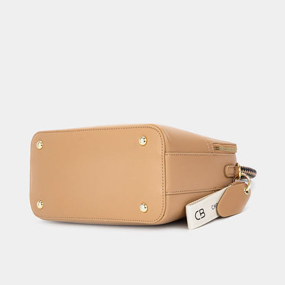 Chrisbella Shell-Shaped Leather Handbag with Matching Wallet