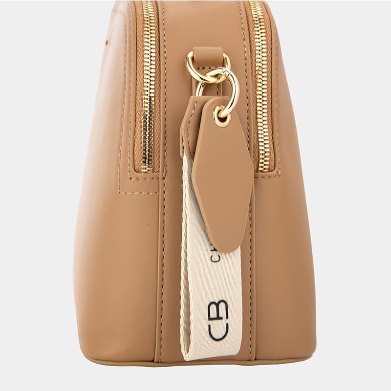 Chrisbella Shell-Shaped Leather Handbag with Matching Wallet