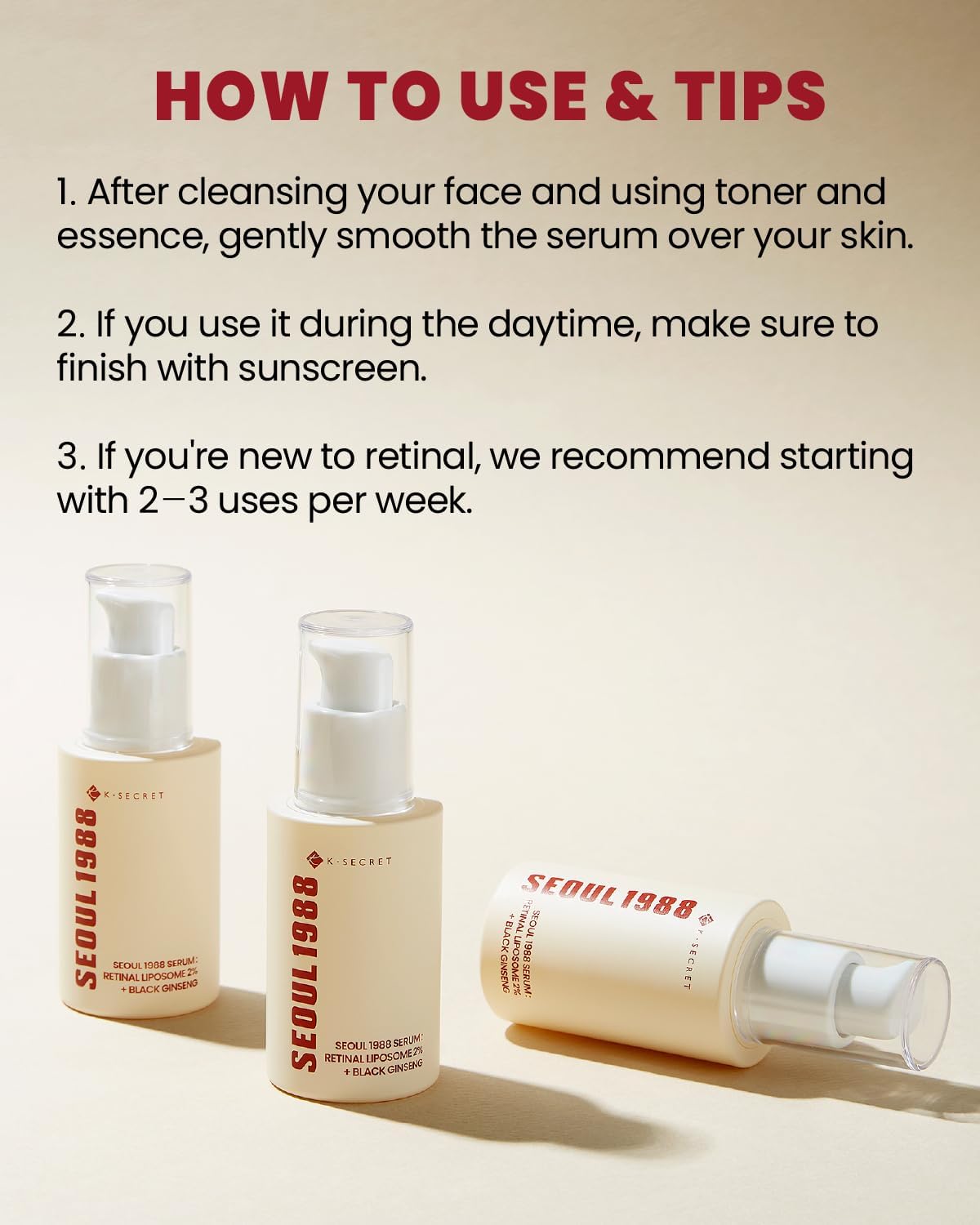 seoul1988 serum retinal liposome 2% black ginseng onlycrew onlicrew