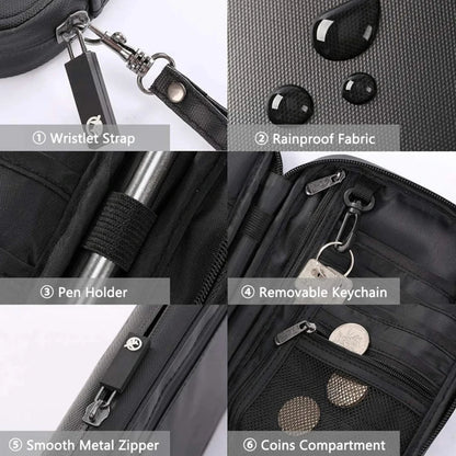 SafeTravel™ RFID Blocking Passport Wallet – Water-Resistant Multi-Functional Travel Organizer for 4+ Passports, Cards & Phone