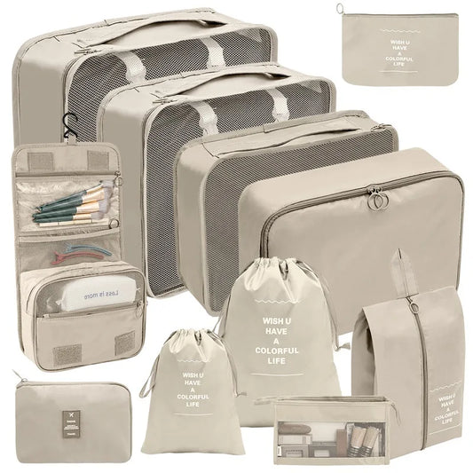 ✨ Ultimate Travel Organizer Set – Lightweight Packing Cubes & Storage Bags for Luggage
