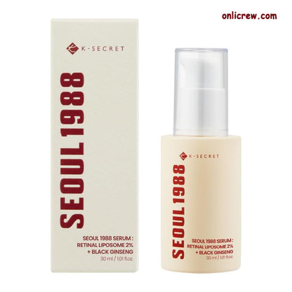 seoul 1988 serum retinal liposome 2% bottle + black ginseng onlycrew onlicrew